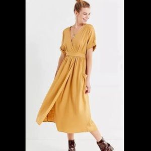 Urban Outfitters Linen Wrap Dress